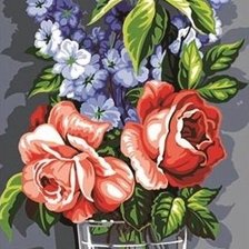 Оригинал схемы вышивки «цветы» (№1172680)