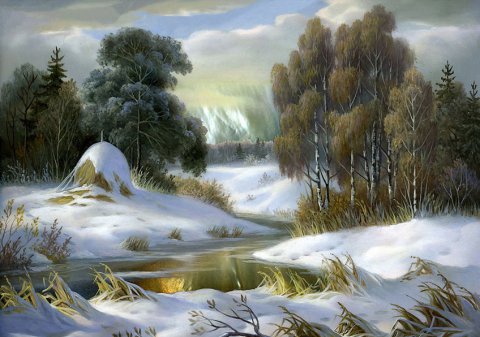 Серия "Зима пришла" - пейзаж, снег, природа, зима - оригинал