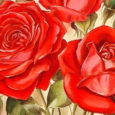 Оригинал схемы вышивки «розы» (№1177235)