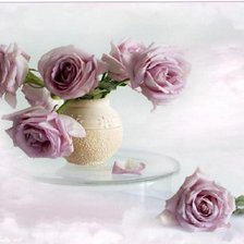 Оригинал схемы вышивки «розовые цветы» (№1177913)