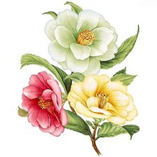 Оригинал схемы вышивки «цветочки» (№1192855)