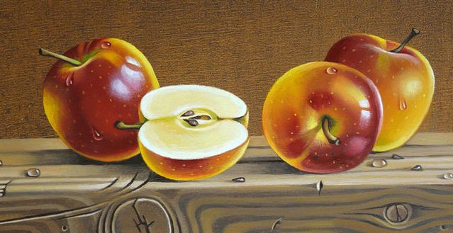 Наливные яблочки - натюрморт, фрукты, яблоки - оригинал