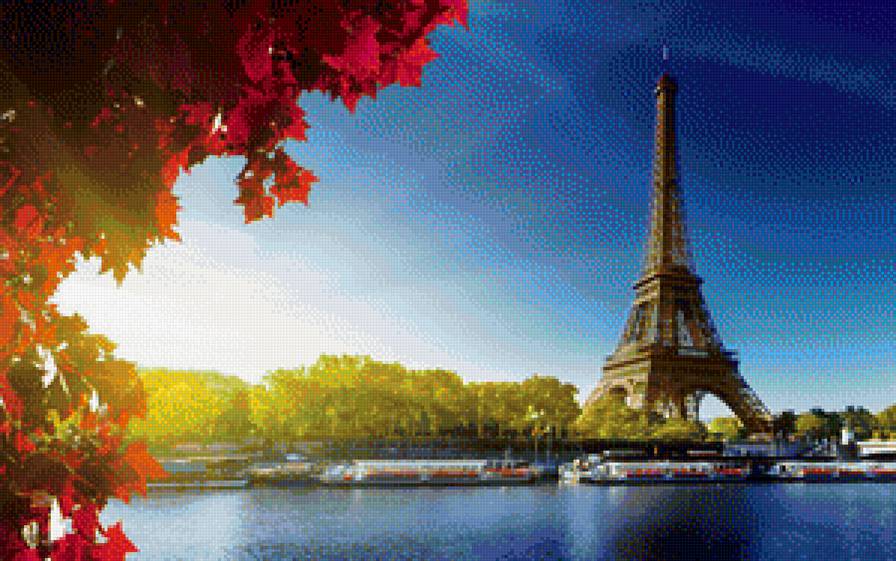 Париж - париж, природа, башня - предпросмотр