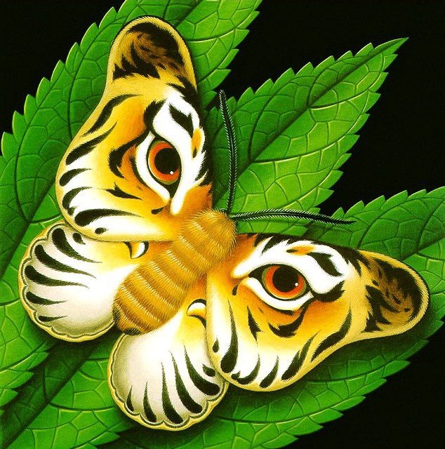 Тигровая бабочка - оригинал