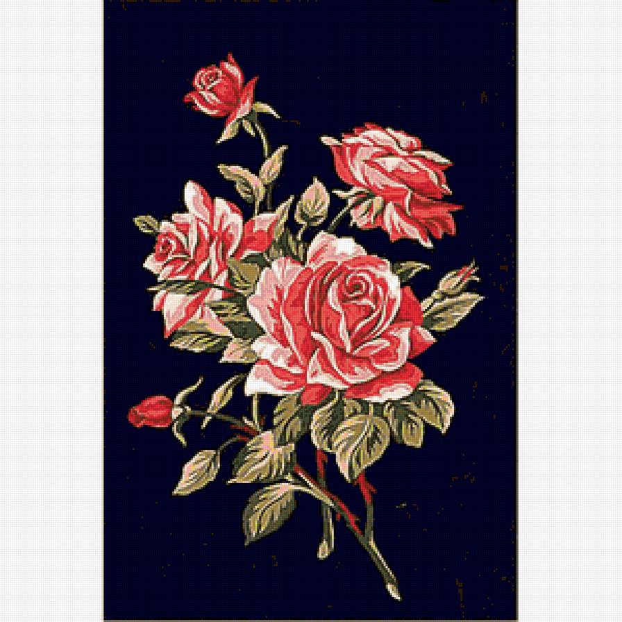 Панель "Роза" - букет, роза, красные цветы, панель, панно, живопись, цветы, розы - предпросмотр
