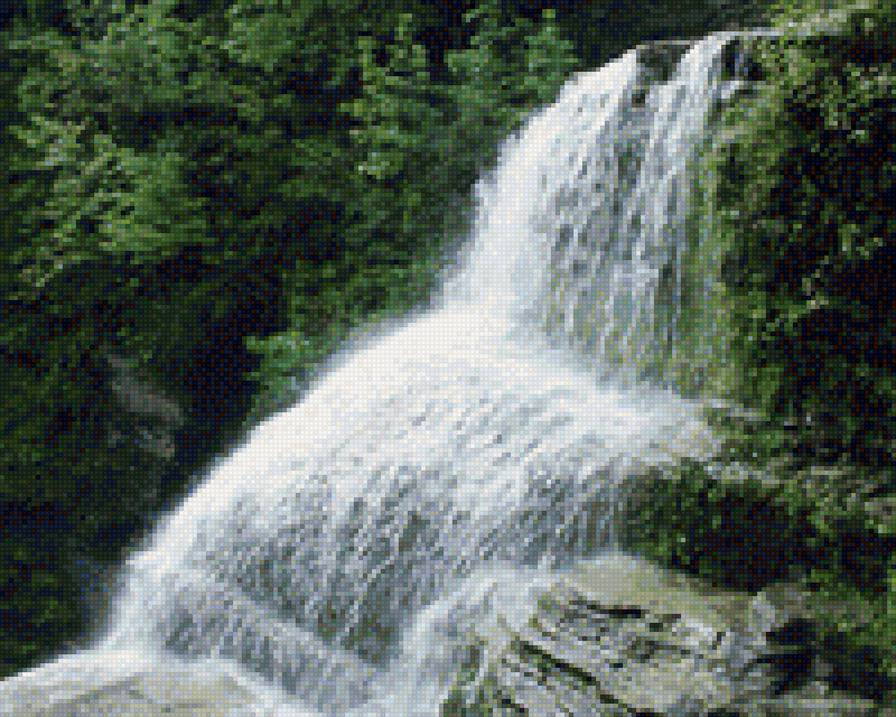 Водопад - природа, горы - предпросмотр