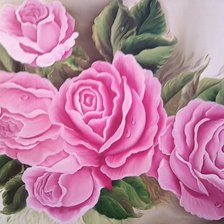 Оригинал схемы вышивки «Розы» (№1216051)