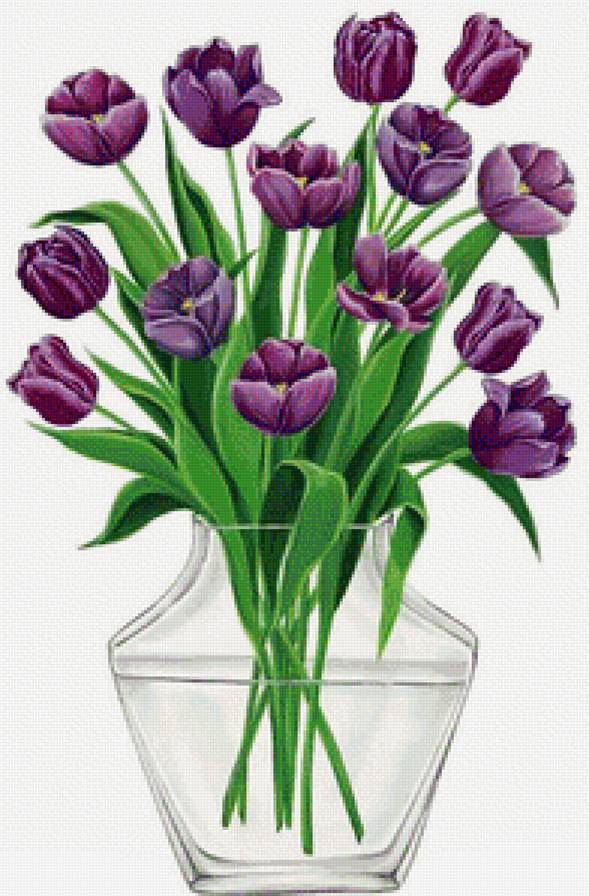 букет тюльпанов - букет, цветы, тюльпаны - предпросмотр