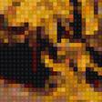 Предпросмотр схемы вышивки «золотистый рододендрон» (№1220363)