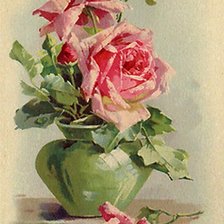 Оригинал схемы вышивки «розы» (№1221107)