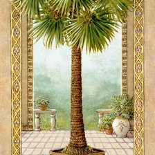 Оригинал схемы вышивки «пальма» (№1223387)