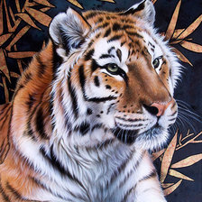 Оригинал схемы вышивки «тигр» (№1225932)