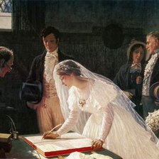 Оригинал схемы вышивки «Свадьба» (№1231378)