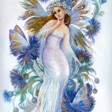 Оригинал схемы вышивки «butterfly fairy» (№1232883)