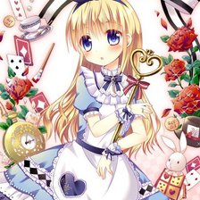 Схема вышивки «Alice in Wonderland»