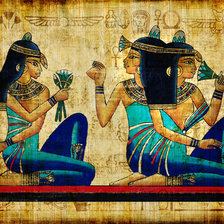 Оригинал схемы вышивки «Egyptian papyrus» (№1232995)