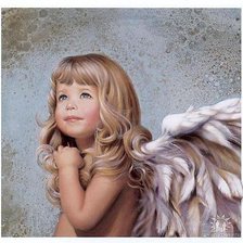 Оригинал схемы вышивки «милый ангел» (№1234705)