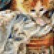 Предпросмотр схемы вышивки «ангел с котенком» (№1234772)