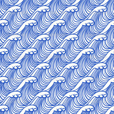 Оригинал схемы вышивки «Волны» (№1235393)
