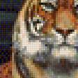 Предпросмотр схемы вышивки «тигры у водопада» (№1235943)