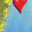 Предпросмотр схемы вышивки «Девочка с сердцем» (№1236307)