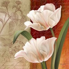 Оригинал схемы вышивки «роскошные тюльпаны» (№1236770)