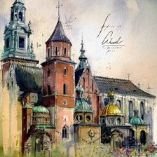 Схема вышивки «wawel»