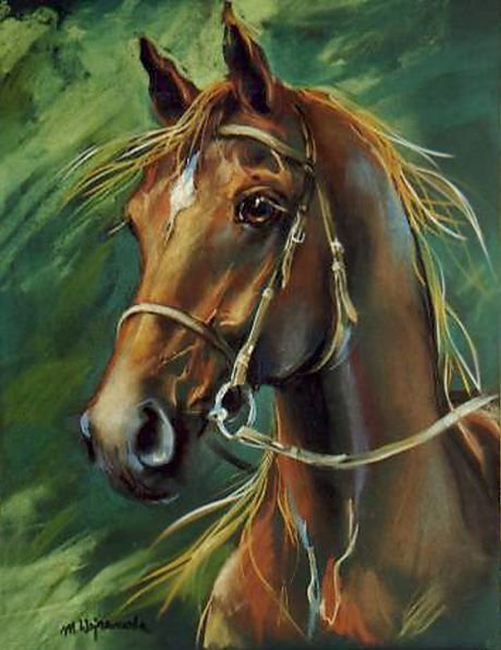 horse painting - horse painting - оригинал