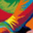 Предпросмотр схемы вышивки «Радужный хамелеон Ваю Ромдони» (№1248596)