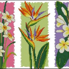 Оригинал схемы вышивки «цветы» (№1255527)