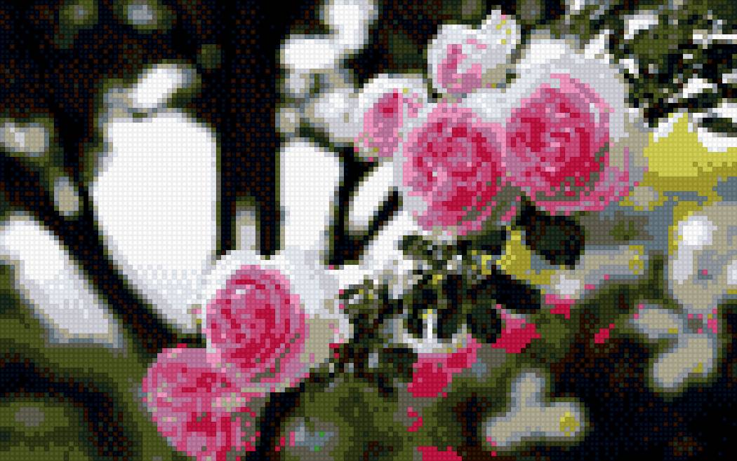 веточка роз - цветы, ветка роз, розы - предпросмотр