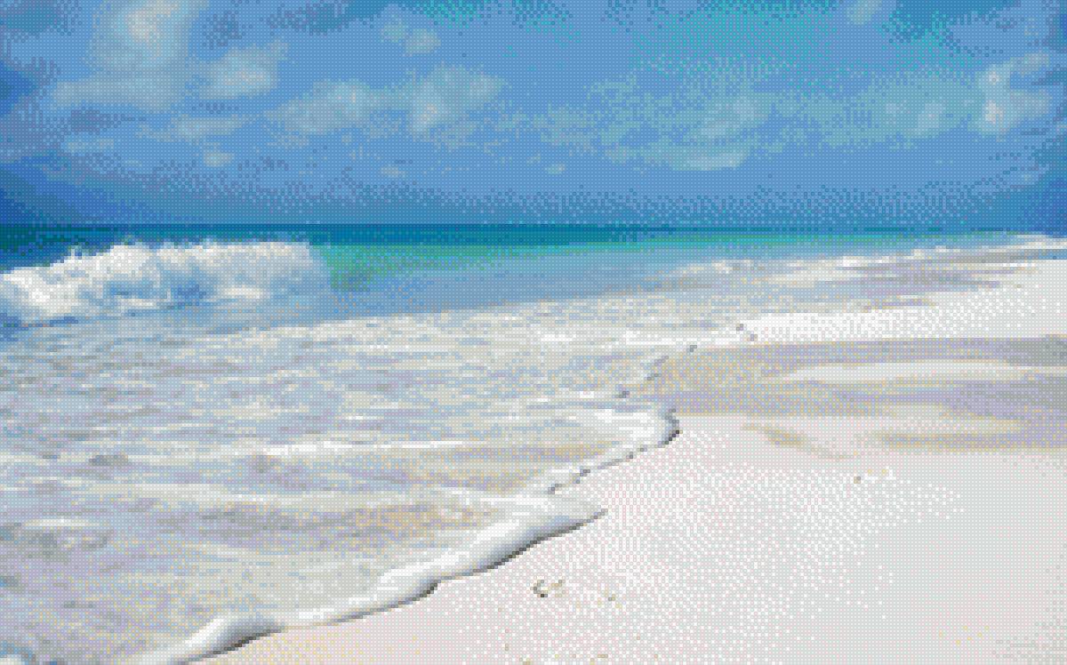 Пляж - море, волны, океан, песок, пляж - предпросмотр