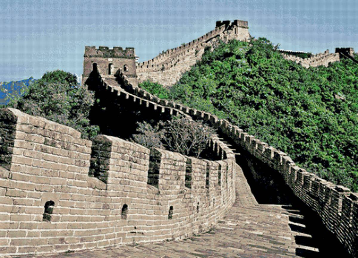 великая китайская стена - китай, азия, восток - предпросмотр