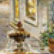 Предпросмотр схемы вышивки «фонтан в городе» (№1266001)