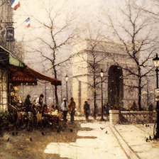 Оригинал схемы вышивки «городской пейзаж. Париж» (№1268247)