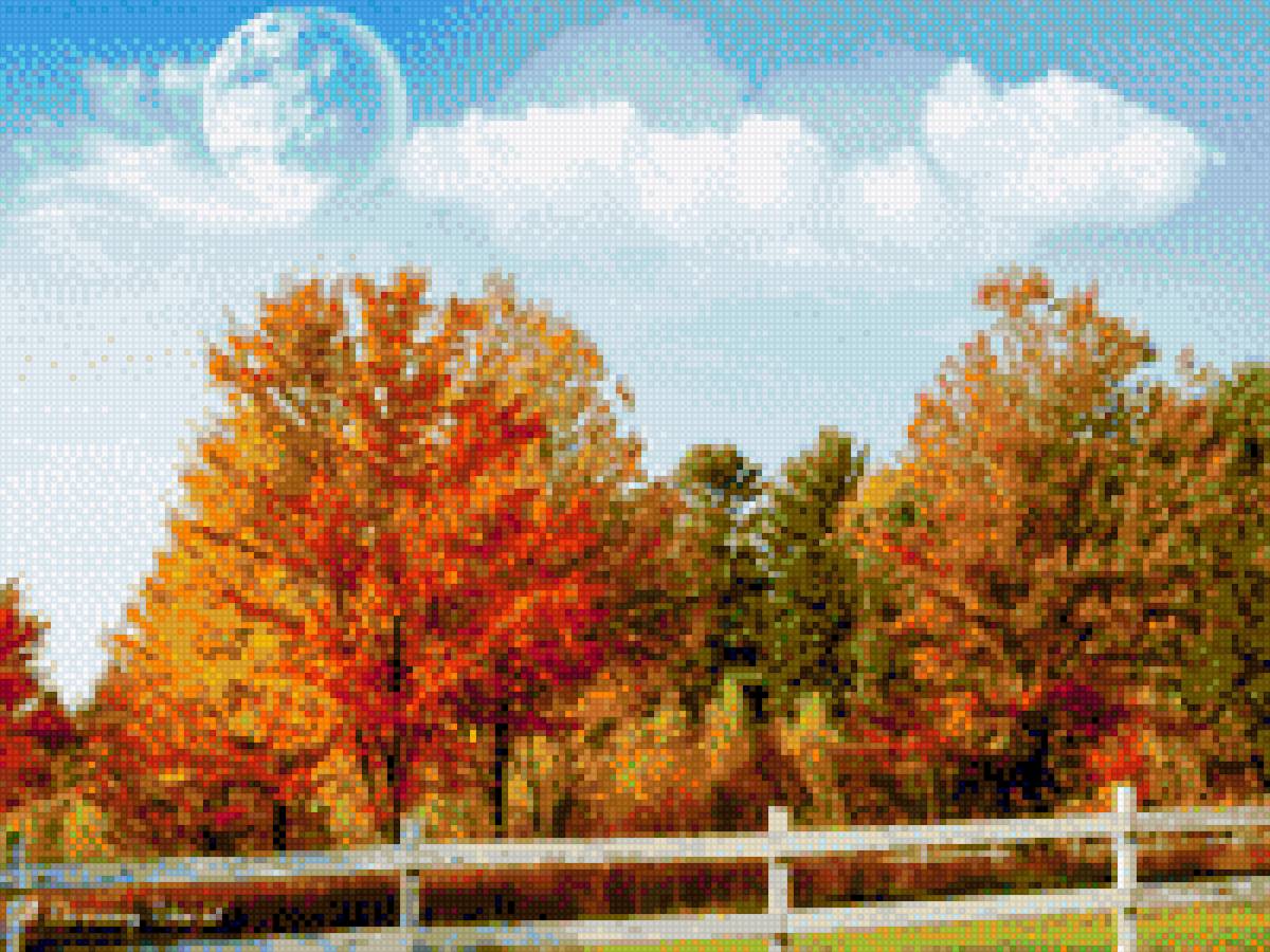 Красавица осень - осень, осенний пейзаж - предпросмотр