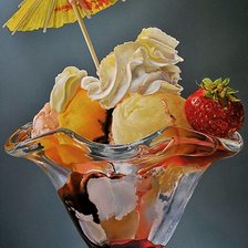 Оригинал схемы вышивки «Десерт мороженое. Для кухни.» (№1275851)