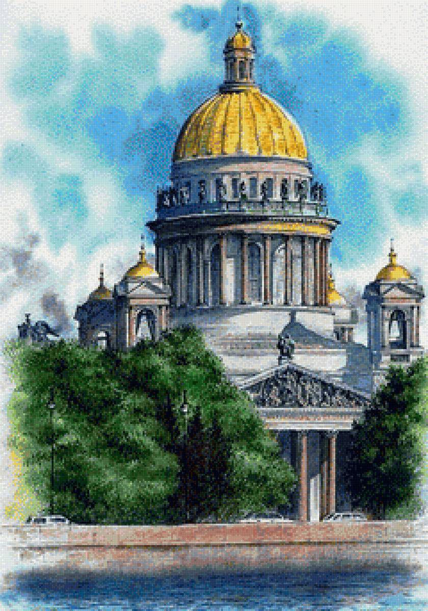 Исаакиевский собор - городской пейзаж, архитекрутра, питер - предпросмотр