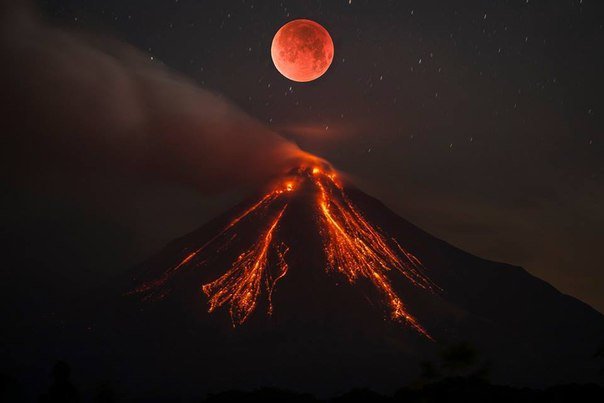 извержение вулкана - оригинал