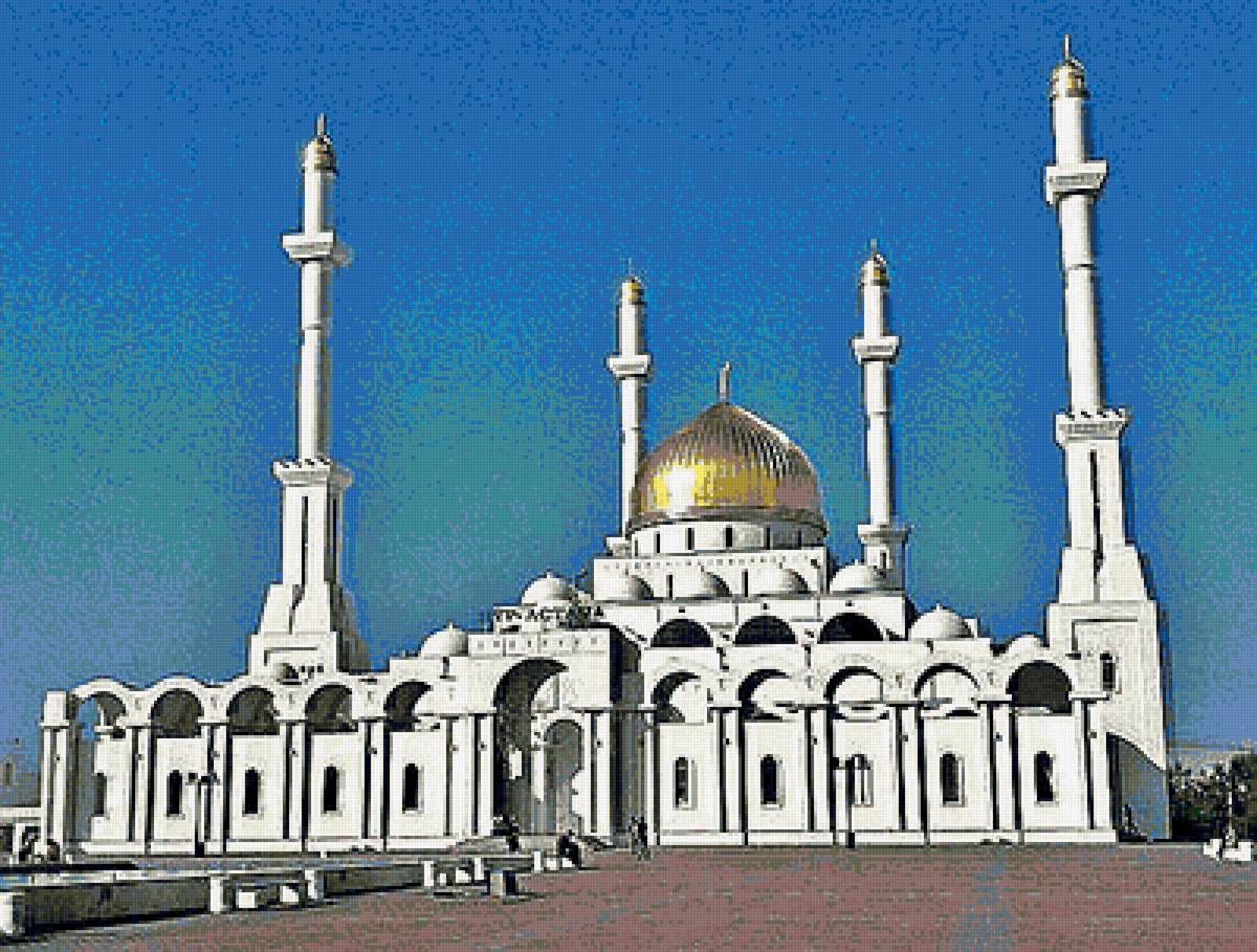 Мечеть Нур-Астана - казахстан, восток, мечеть - предпросмотр