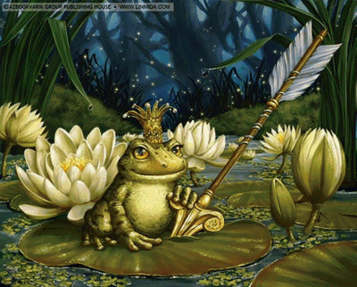 Царевна лягушка - сказка, цветы - предпросмотр