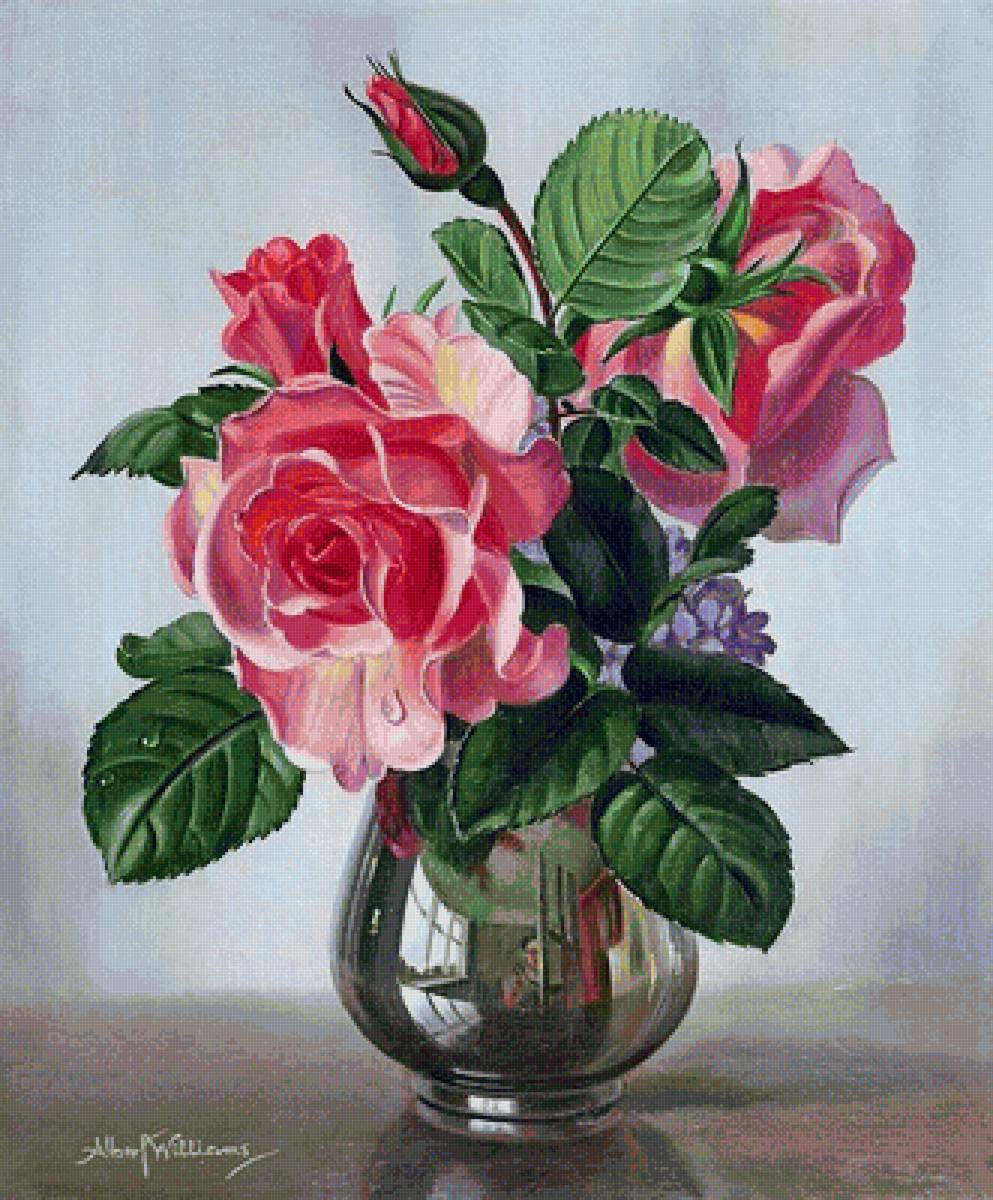 ruže,váza - предпросмотр