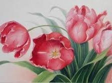 Схема вышивки «tulipánok»