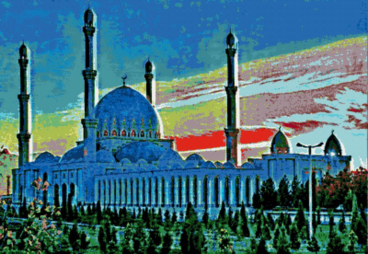 мечеть Сопормурата Ходжи - туркменистан, восток, мечеть - предпросмотр