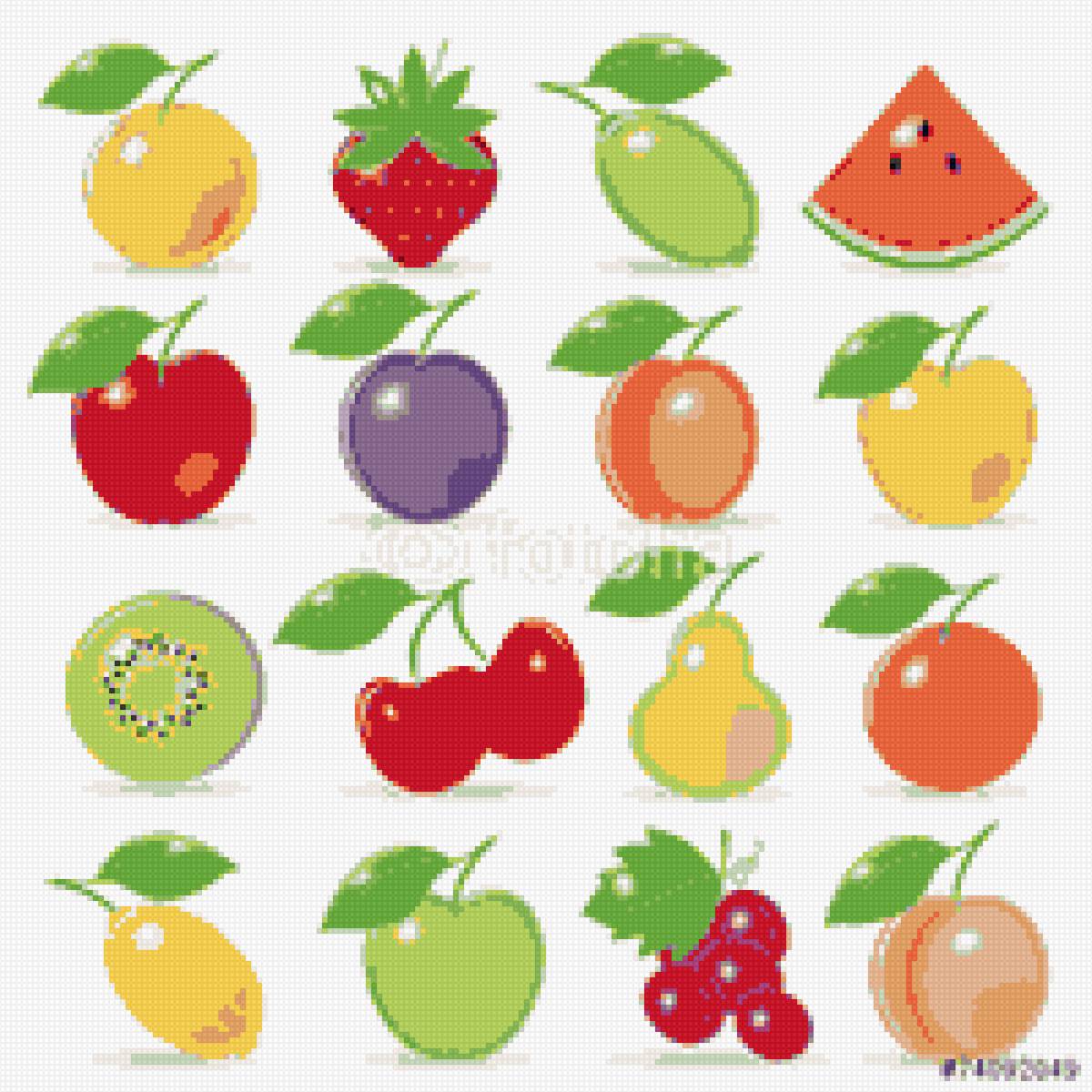 миниатюры - фрукты - предпросмотр