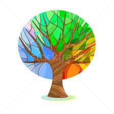 Схема вышивки «дерево»