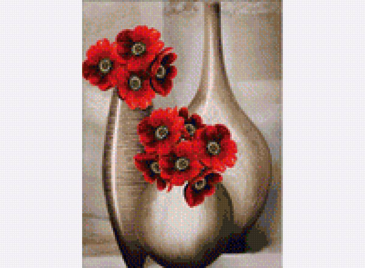 вазы с цветами - предпросмотр