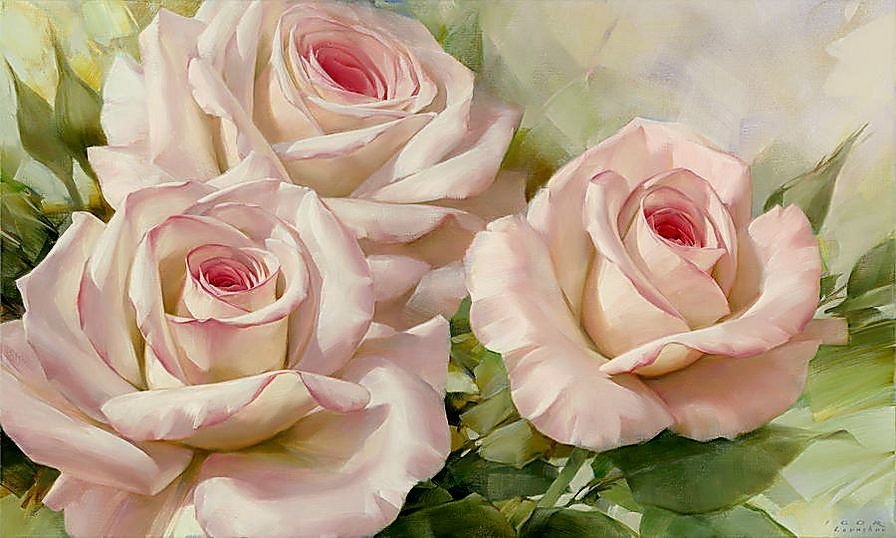 Розы "Dolce vita" - цветы, нежность, розы - оригинал