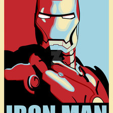Схема вышивки «Iron Man»
