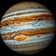Оригинал схемы вышивки «Юпитер с Большим красным пятном» (№1294853)